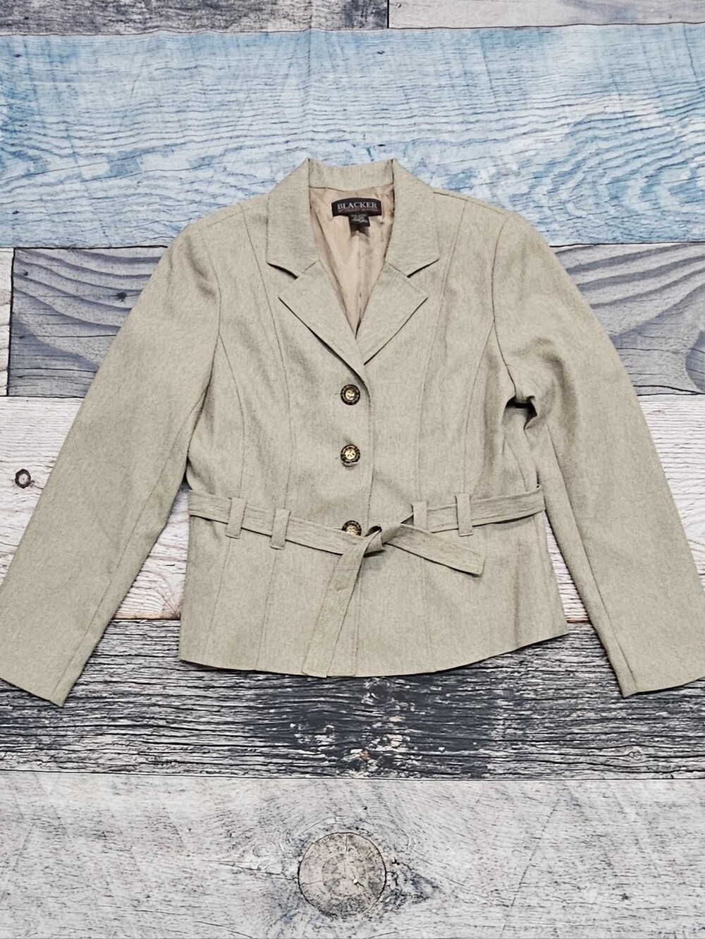 Vintage Blacker By Stanley Blacker  Skirt 2-Piece Suit Set Women's Size 14 - Picture 2 of 11
